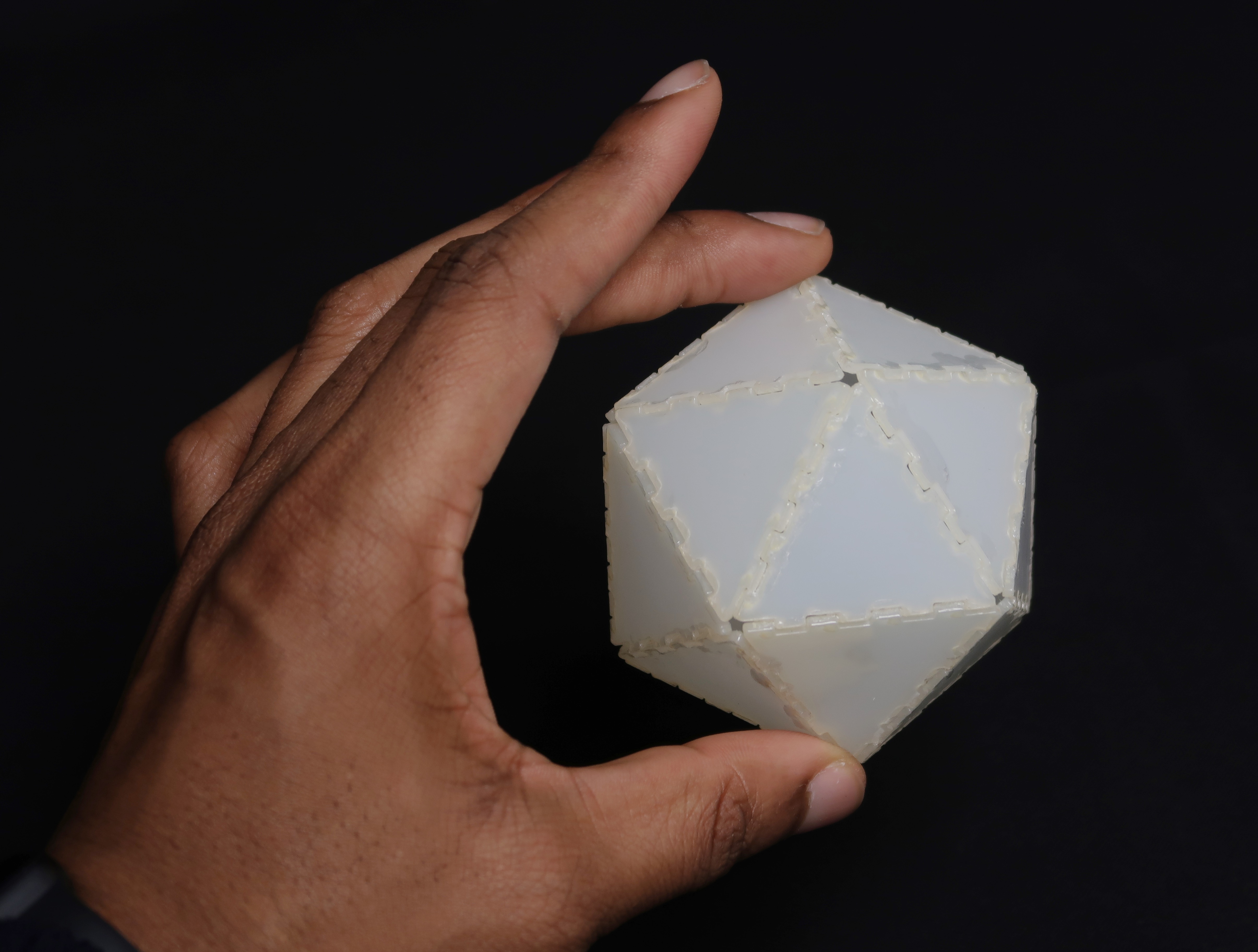 Nylon Icosahedron Model
