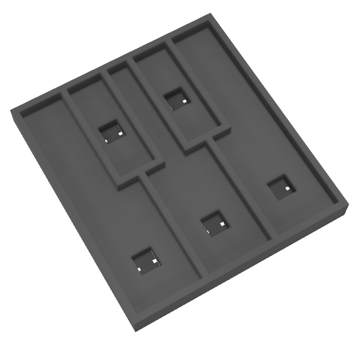 Piano Grid 3D Model